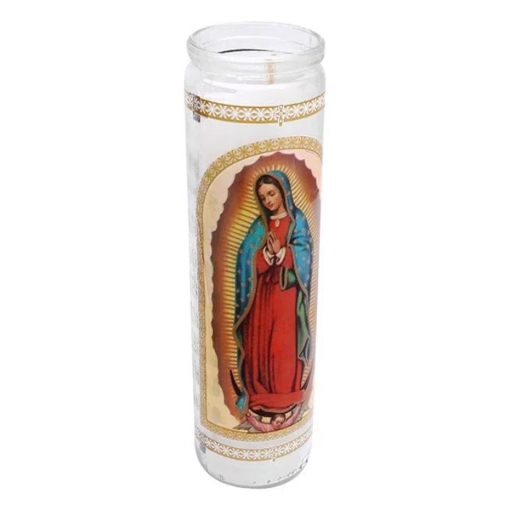 Imagen de Veladora Luz Eterna Rep Virgen De Gpe 1 PZS