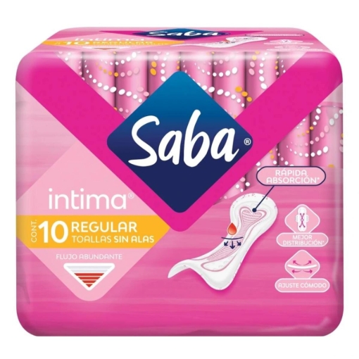 Imagen de Toalla Femenina Saba Intima S/A 10 PZS