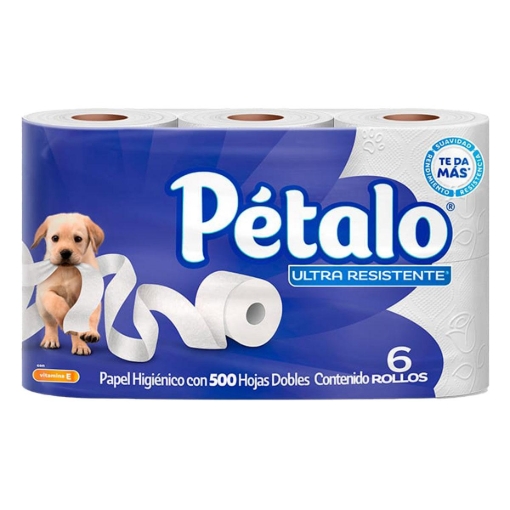 Imagen de Papel Higiénico Pétalo Ultra Resistente  6 PZS