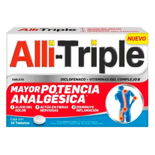 Imagen de Medicamento Alli-Triple Tab 10 PZS