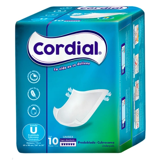 Imagen de Pañal Cordial Adulto Cubrecamas 10 PZS