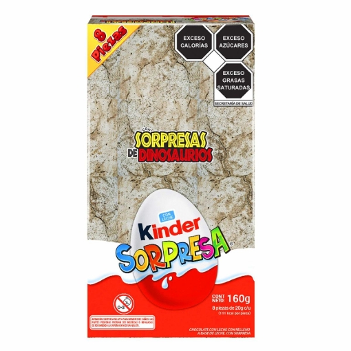 Imagen de Chocolate Kinder Sorpresa Dinos 8 PZS