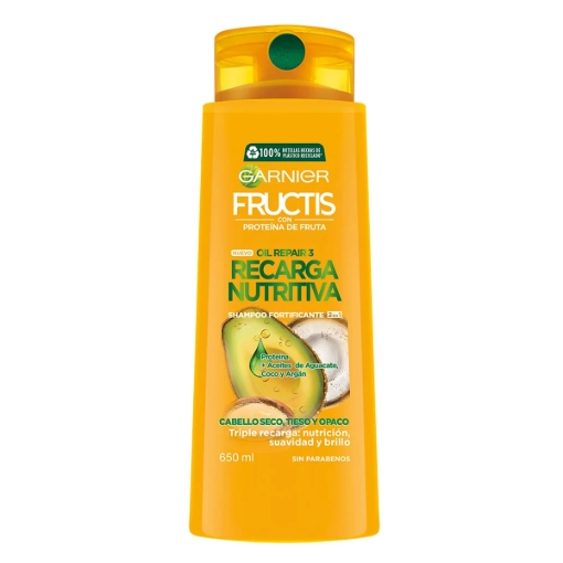 Imagen de Shampoo Garnier Fructis Recarga Nutritiva 2 En 1 650 MLL