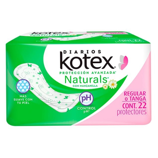 Imagen de Pantiprotectores Kotex Manzanilla Reg S/A 22 PZS