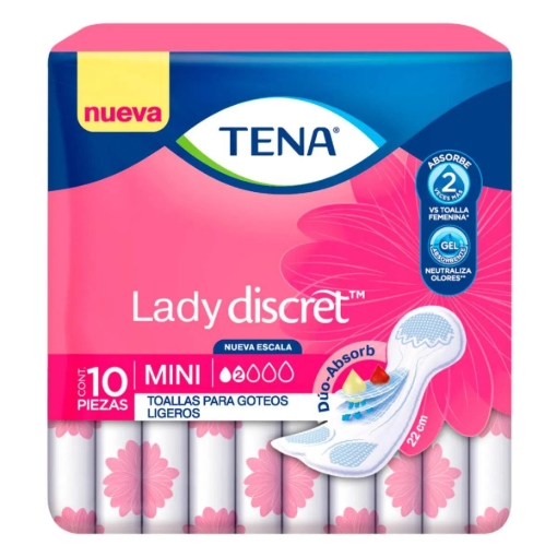 Imagen de Toallas Femenina Tena Lady Mini 10 PZS
