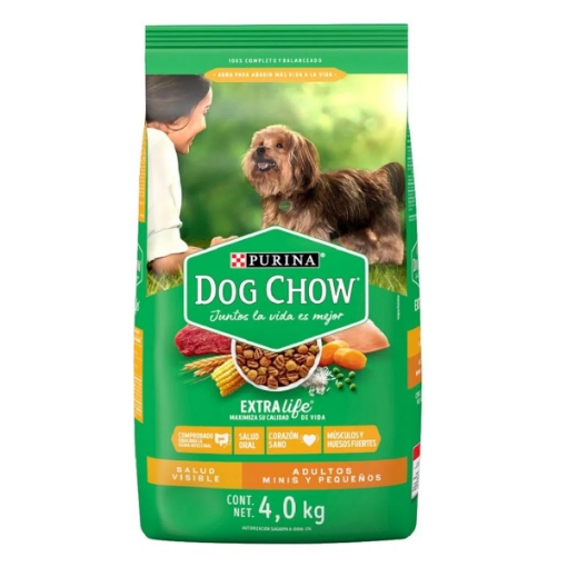 Imagen de Croquetas Dog Chow Adulto Razas Pequeñas 4 KGS