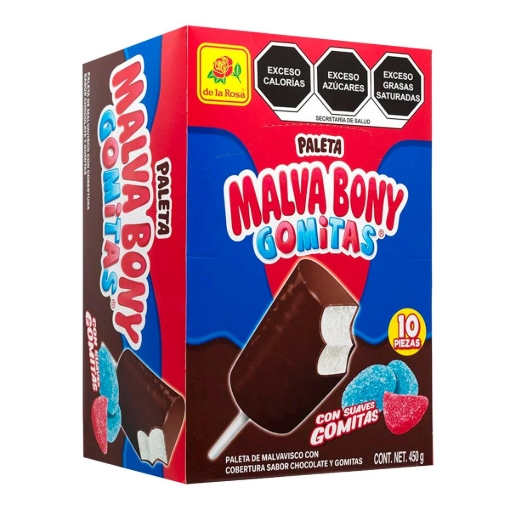 Imagen de Paleta Malvabony Con Chocolate Gomitas 10 PZS
