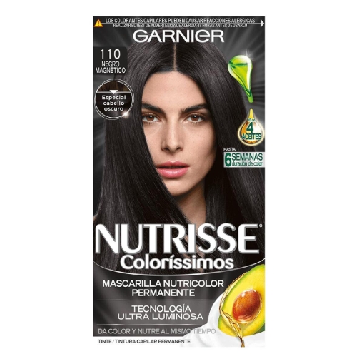 Imagen de Tinte Nutrisse 110 Negro Magnetico 1 PZS