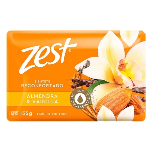 Imagen de Jabon De Tocador Zest Almendra Y Vainilla  135 GRS