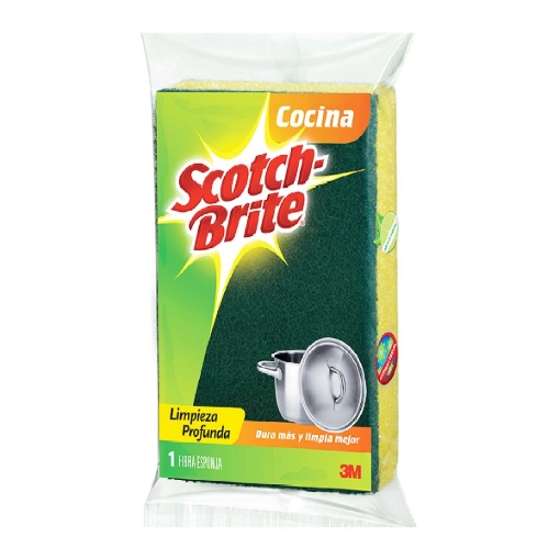 Imagen de Fibra Esponja Scotch Brite Grande 1 PZS