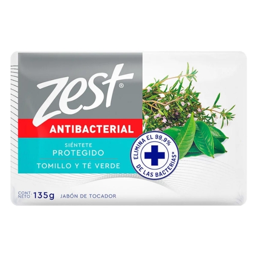 Imagen de Jabon De Tocador Zest Tomillo Y Te Verde  135 GRS