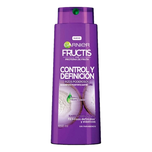 Imagen de Shampoo Fructis Rizos Ctr Defin 2N1 650 MLL