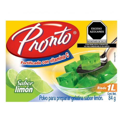 Imagen de Gelatina Pronto Limon 84 GRS