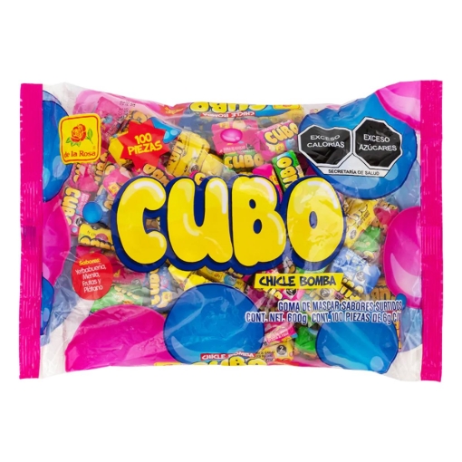 Imagen de Chicle La Rosa Cubin Frutal 100 PZS