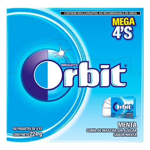 Imagen de Exhibidor Chicle Orbit 40 PZS