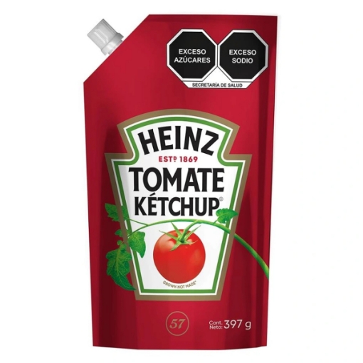 Imagen de Salsa Ketchup Heinz Doy Pack 397 GRS