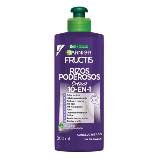 Imagen de Crema Para Peinar Fructis 10E01 Rizos Poderosos 300 MLL