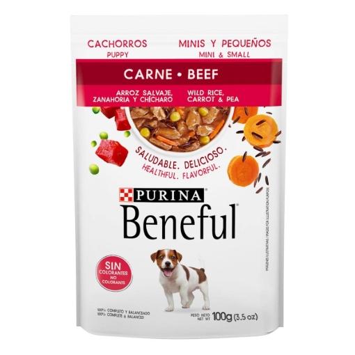 Imagen de Sobres Beneful Cachorro Carne 100 GRS