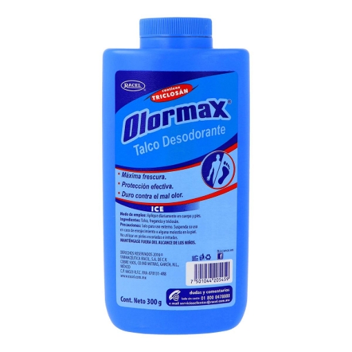 Imagen de Talco Olormax Azul  300 GRS