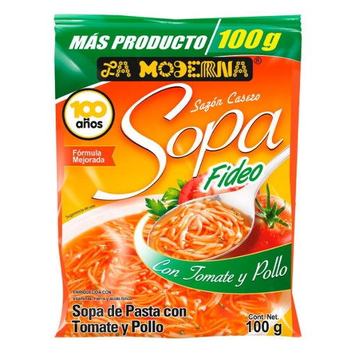 Imagen de Sopa Moderna Fideo 100 GRS