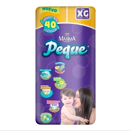Imagen de Pañal Peque Maxi ExtraGrande  40 PZS