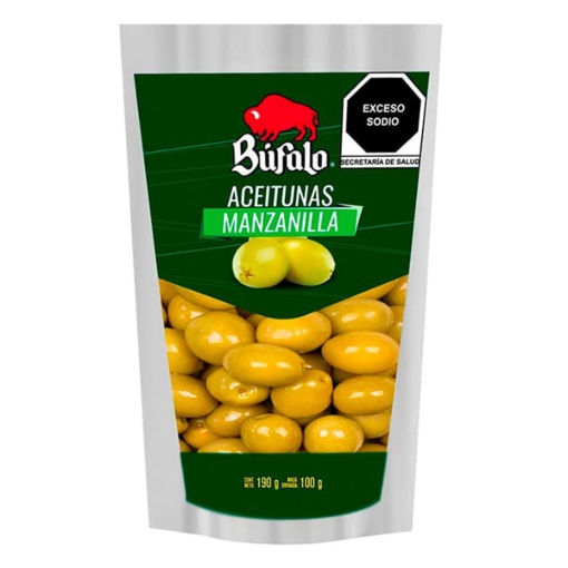 Imagen de Aceituna Con Hueso Bufalo  190 GRS