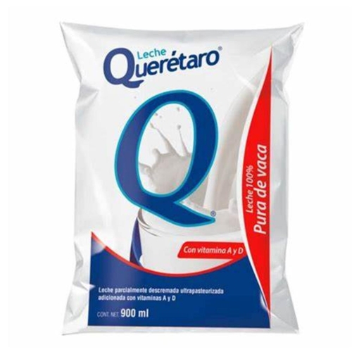 Imagen de Leche Querétaro Entera Bolsa 900 MLL