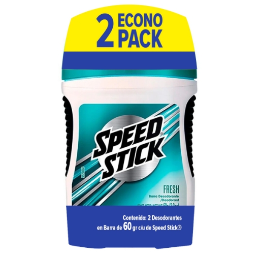 Imagen de Desodorante Speed Stick Fresh En Barra 2Pack Para Caballero 60 GRS