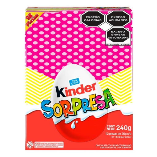 Imagen de Huevitos Kinder Sorpresa Barbie  12 PZS