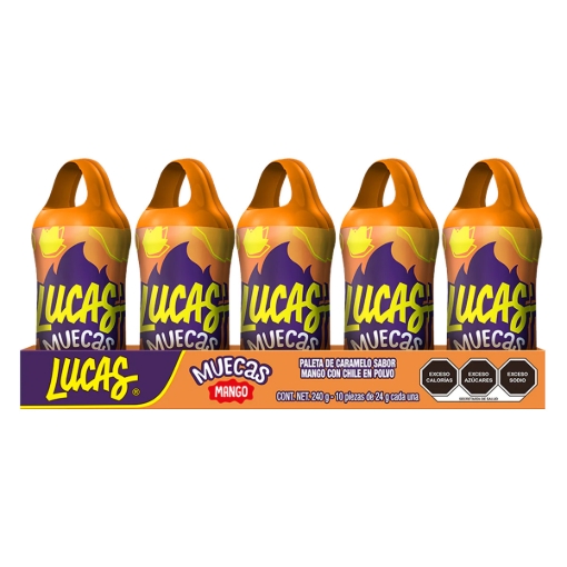 Imagen de Paleta Lucas Muecas Mango  10 PZS