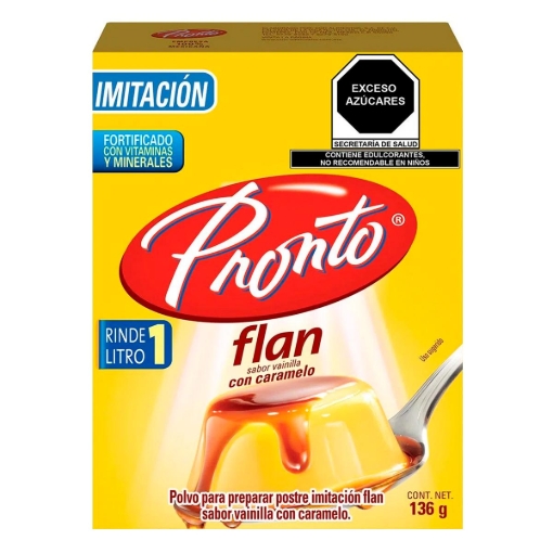 Imagen de Flan Pronto Vainilla Caramelo 136 GRS