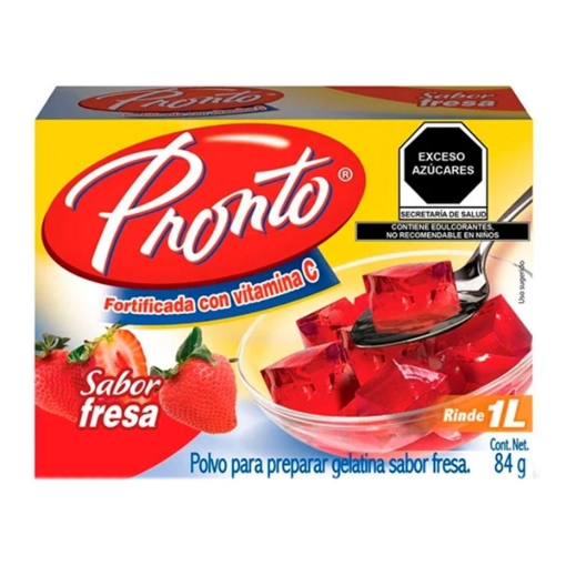 Imagen de GELATINA PRONTO FRESA 84 GRS