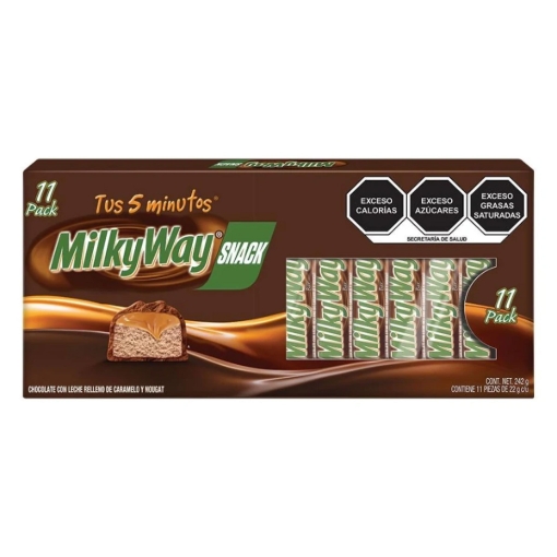Imagen de Exhibidor Chocolate Milky Way Snack 22 GRS