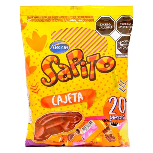 Imagen de Dulce Arcor Chocolate Sapito Cajeta 10 GRS