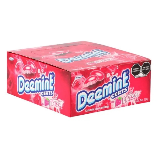 Imagen de Dulce Deemint Certs Fresa 18 PZS