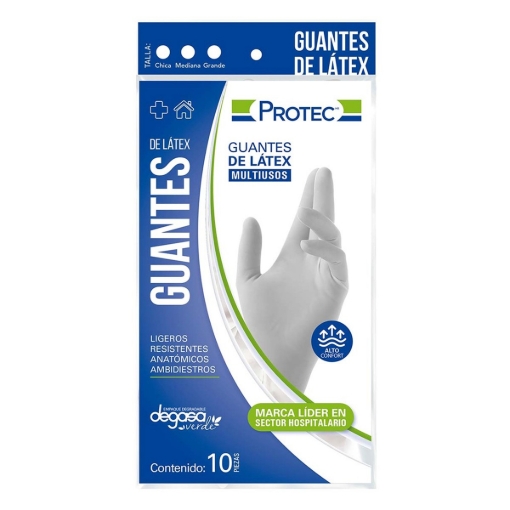 Imagen de Guante De Latex Protec Mult Mediano 10 PZS