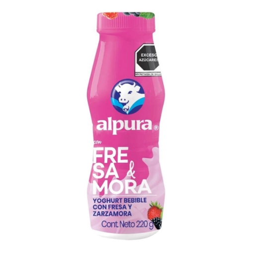 Imagen de Yogurt Alpura Bebible FresaMora  220 GRS