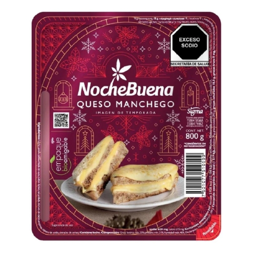 Imagen de Queso Noche Buena Manchego 1 PZS