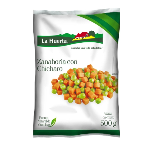 Imagen de Verdura Congelada La Huerta Chicharo Zanahoria 500 GRS
