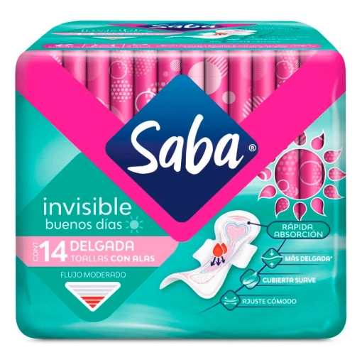 Imagen de Toalla Saba Invisible  14 PZS