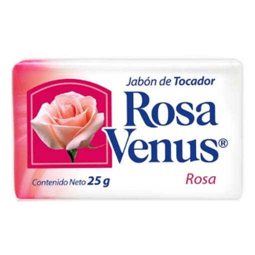 Imagen de Jabon De Tocador Rosa Venus Rosa En Barra 25 GRS