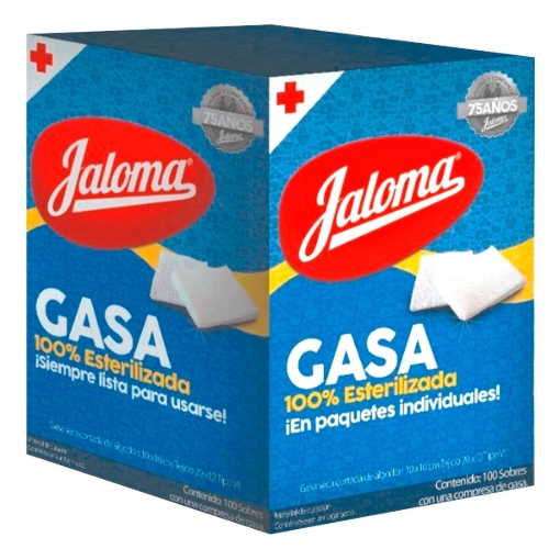 Imagen de Gasa Jaloma 10X10Cm 100 PZS