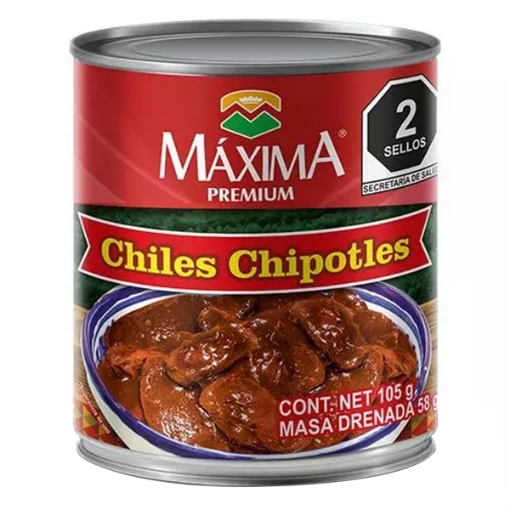 Imagen de Chiles Maxima Chipotles 105 GRS