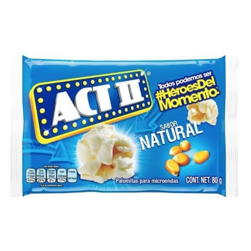Imagen de Palomitas Act II Natural 80 GRS