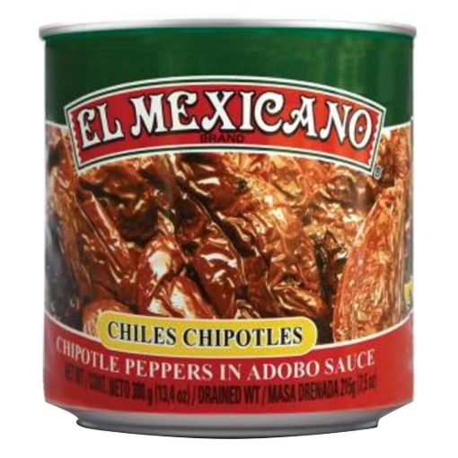 Imagen de Chiles El Mexicano Chipotle 380 GRS