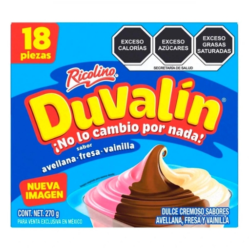 Imagen de Dulce Duvalin Trisabor 18 PZS