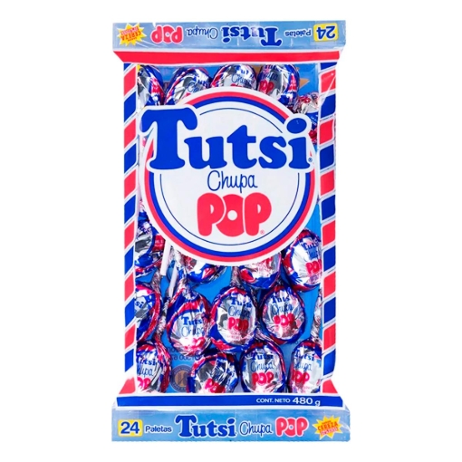 Imagen de Paleta Tutsi Pop Tira 24 PZS