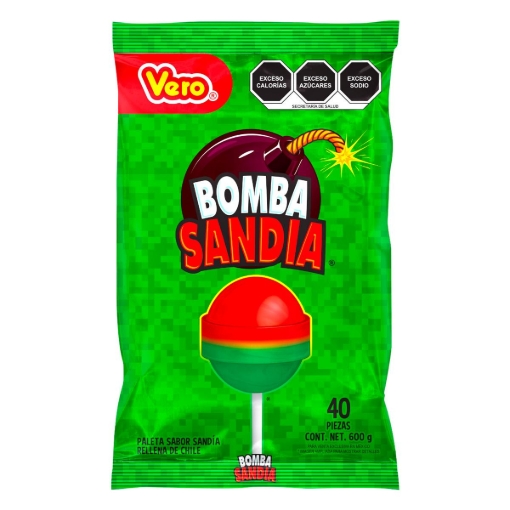 Imagen de Paleta Vero Bomba Sandia 40 PZS