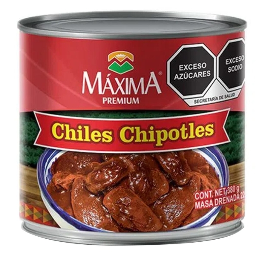 Imagen de Chiles Chipotles Máxima 380 GRS