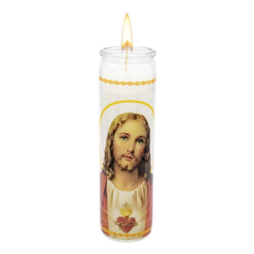 Imagen de Veladora Profina Sagrado Corazon Florero 1 PZS